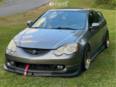 2004 Acura RSX with 17x9 20 MST Time Attack and 225/45R17 Lexani