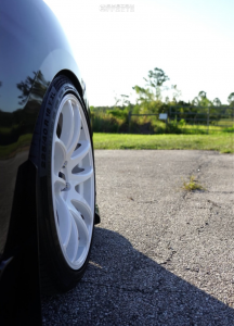 2010 Mazda 3 with 18x8.5 35 Vors Tr4 and 225/40R18 Continental