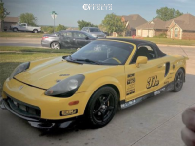 2000 Toyota MR2 Spyder with 15x7 35 Enkei Rpf1 and 205/50R15 Nitto