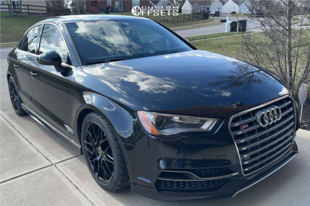 2015 Audi S3 Premium Plus - 17x8 40mm - Platinum Retribution - Coilovers - 235/40R17