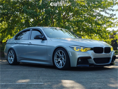 2018 BMW 340i with 18x9.5 35 Konig Freeform and 245/40R18 Falken Azenis