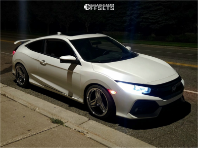 2018 Honda Civic Si - 18x9.5 35mm - Anovia Treble - Lowering Springs - 235/40R18