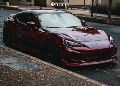 2020 Toyota 86 with 17x9 25 Aodhan Ah03 and 225/45R17 Michelin