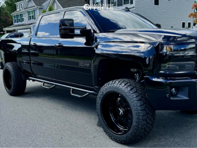 2016 Chevrolet Silverado 2500 HD with 22x12 -44 KG1 Forged Okto and 35/ ...