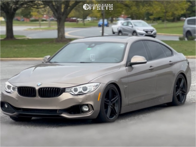 2017 BMW 430i Gran Coupe Base - 18x8 40mm - Drag Dr73 - Coilovers - 225/45R18