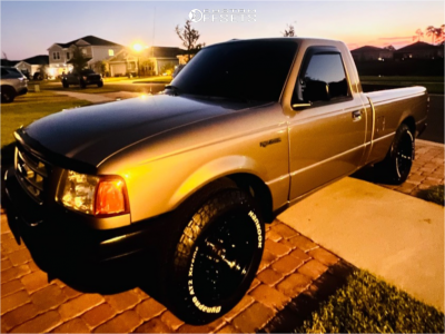 2003 Ford Ranger with 16x8 0 Vision D Window and 225/75R16 Hankook ...