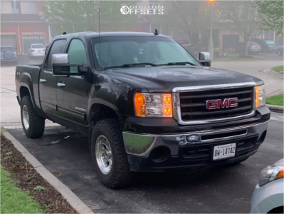 2009 GMC Sierra 1500 SL - 17x9 -12mm - American Racing Ar172 - Leveling Kit - 285/70R17