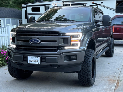 2018 Ford F-150 with 20x10 -19 TIS 560b and 35/12.5R20 Toyo Tires Open ...