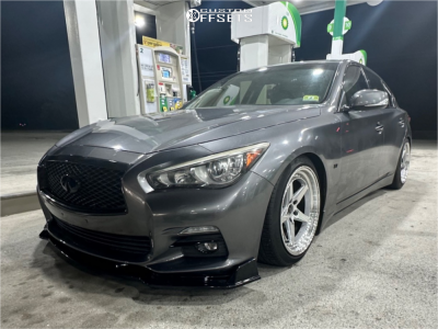 2014 INFINITI Q50 Premium - 18x9.5 30mm - Aodhan Ds05 - Coilovers - 205/35R18