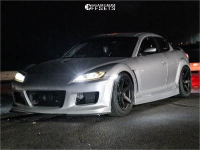 2004 Mazda RX-8 with 18x9.5 35 Enkei Kojin and 245/40R18 Fullway