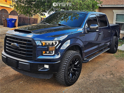 2016 Ford F-150 XLT - 20x10 -18mm - Fuel Assault - Suspension Lift 2.5" - 33x12.5
