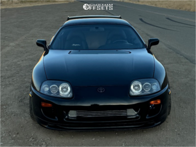 1995 Toyota Supra with 18x9.5 15 Enkei Rpf1 and 255/35R18 Falken 595 Rs ...