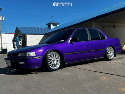 1993 Honda Accord EX - 17x7.5 42mm - Drag Dr19 - Coilovers - 205/40R17