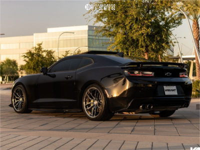 2018 Chevrolet Camaro with 20x10 25 Variant Krypton and 285/30R20 Nitto ...