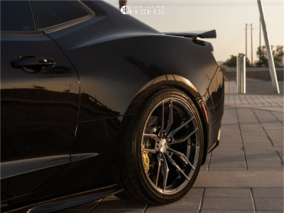 2018 Chevrolet Camaro with 20x10 25 Variant Krypton and 285/30R20 Nitto ...