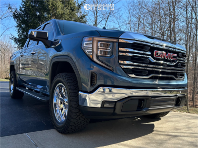 2024 GMC Sierra 1500 with 20x9 1 Fuel Hammer and 295/55R20 BFGoodrich ...