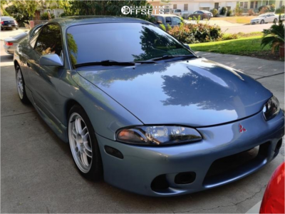 1996 Mitsubishi Eclipse GS - 18x8.5 40mm - Enkei Rpf1 - Coilovers - 235/45R18