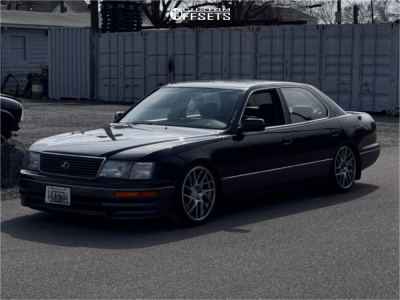1997 Lexus LS400 with 18x8.5 35 Anovia Elder and 225/40R18 Kosic
