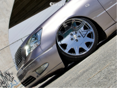 2001 Lexus LS430 with 20x9.5 40 MRR Hr3 and 225/30R20 Accelera X-grip N ...