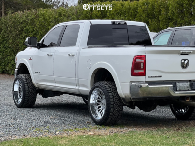 2022 Ram 3500 with 22x12 -44 XF Offroad Xf-240 and 33/12.5R22