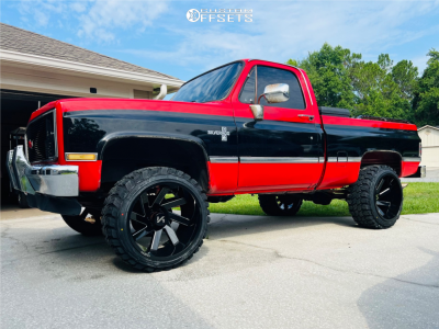 1986 Chevrolet K10 - 22x14 -81mm - ARKON OFF-ROAD Lincoln - Leveling Kit - 33" x 12.5"