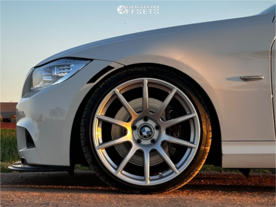 2011 BMW 335d with 19x9 30 Apex Sm-10 and 235/35R19 Lexani Lx-twenty ...