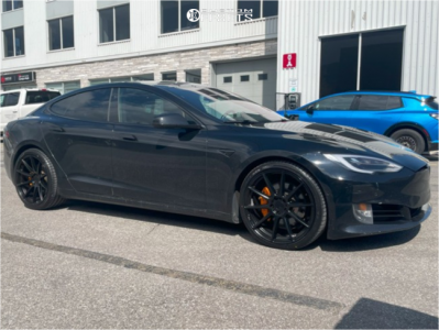 2018 Tesla S - 21x9 35mm - Niche Essen - Stock Suspension - 245/35R21