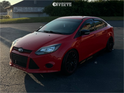 2014 Ford Focus SE - 18x8 40mm - Touren Tr60 - Coilovers - 235/45R18