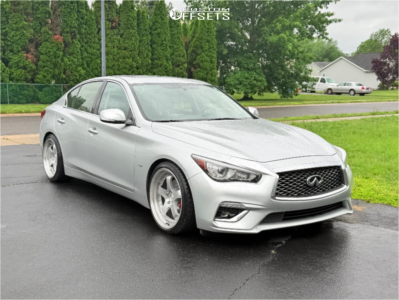 2020 INFINITI Q50 with 19x9.5 22 Aodhan Ah03 and 245/35R19 Radar Dimax ...