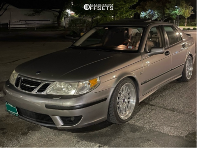 2005 Saab 9-5 - 18x8.5 35mm - ARC Ar1 - Stock Suspension - 235/40R18