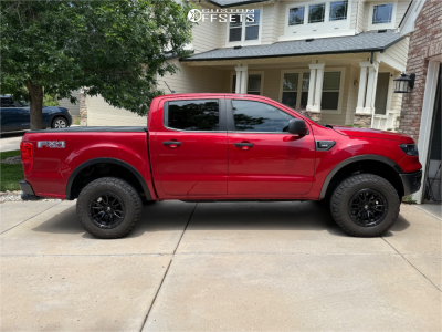 2020 Ford Ranger with 17x9 1 Fuel Rebel 6 and 245/75R17 BFGoodrich All ...