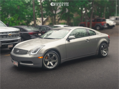 2004 INFINITI G35 with 18x9.5 18 AVID1 Av6 and 265/35R18 Westlake
