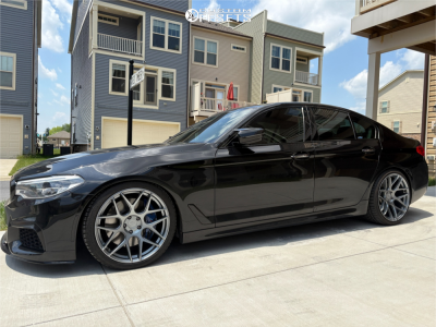 2018 BMW M550i XDrive with 20x9 30 Aodhan Aff2 and 275/30R20 ...