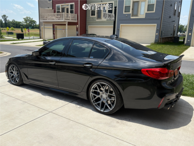 2018 BMW M550i XDrive with 20x9 30 Aodhan Aff2 and 275/30R20 ...