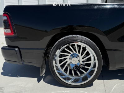 2020 Ram 1500 with 22x12 -51 ARKON OFF-ROAD Caesar and 285/35R22 Venom ...