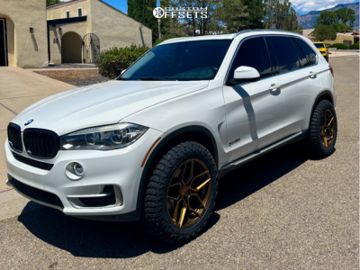 2015 BMW X5 with 20x10 38 Rohana Rfx11 and 275/55R20 Radar Renegade Rt