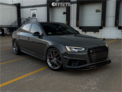 2019 Audi S4 Premium Plus - 19x9.5 45mm - HRE FlowForm Ff21 - Stock Suspension - 265/35R19