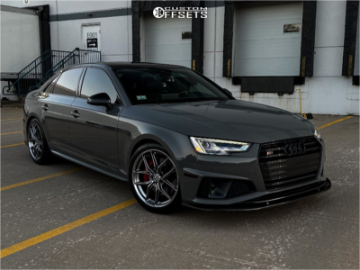2019 Audi S4 Premium Plus - 19x9.5 45mm - HRE FlowForm Ff21 - Stock Suspension - 265/35R19