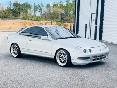 1996 Acura Integra LS - 17x8.5 30mm - JNC Jnc005 - Coilovers - 205/40R17