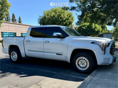 2022 Toyota Tundra with 18x9 30 KMC Km552 and 275/70R18 Toyo Tires