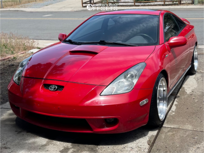 2002 Toyota Celica GT - 17x9 25mm - JNC Jnc010 - Coilovers - 215/40R17