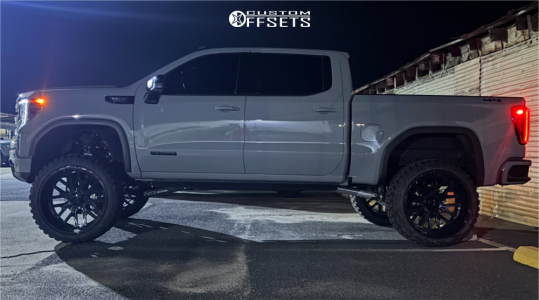 2024 GMC Sierra 1500 with 26x14 -76 TIS 560b and 37/14.5R26 Fury ...
