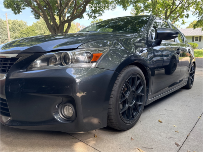2011 Lexus CT200h Base - 17x8 38mm - Motegi Mr147 - Coilovers - 225/45R17