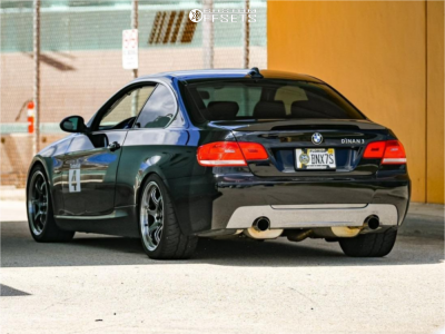 2007 BMW 335i with 18x8.5 45 Advan Racing Rg-d2 and 255/35R18 Yokohama ...