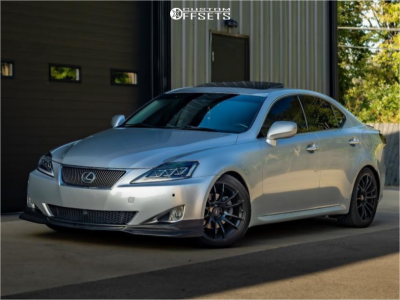 2006 Lexus IS250 with 18x8.5 33 AVID1 Av20 and 225/40R18 Michelin