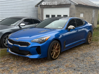 2018 Kia Stinger GT2 - 19x9.5 20mm - Verde Axis - Stock Suspension - 225/35R19