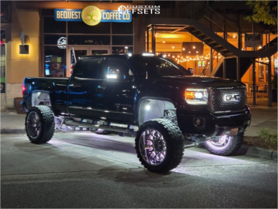 2016 GMC Sierra 2500 HD - 24x12 -51mm - Vision Rocker - Suspension Lift 6" - 37" x 13.5"