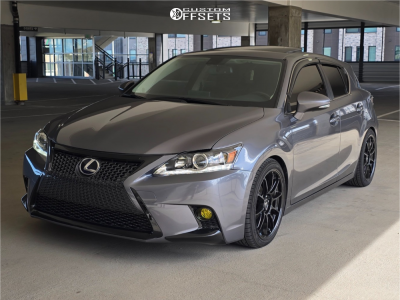 2017 Lexus CT200h Base - 18x8 35mm - Fittipaldi Fs366 - Lowering Springs - 225/45R18