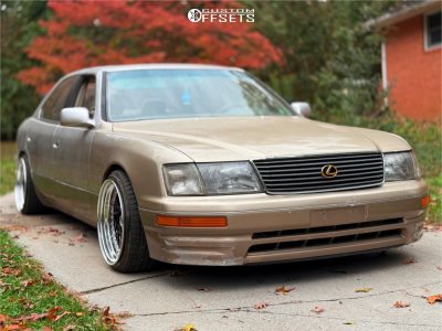 TLV LEXUS LS400 ベージュ 改　BBS SUPER RS 1/18 World Limited To 99 Units Lexus Ls400 Ucf10 Celsior 1994 Bbs