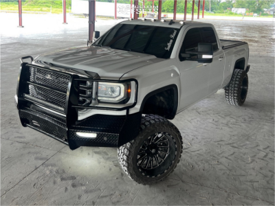 2016 GMC Sierra 1500 - 22x12 -44mm - TIS 547bm - Suspension Lift 8" - 35" x 12.5"